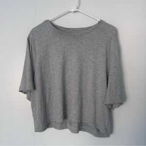J.O & Co gray boxy top